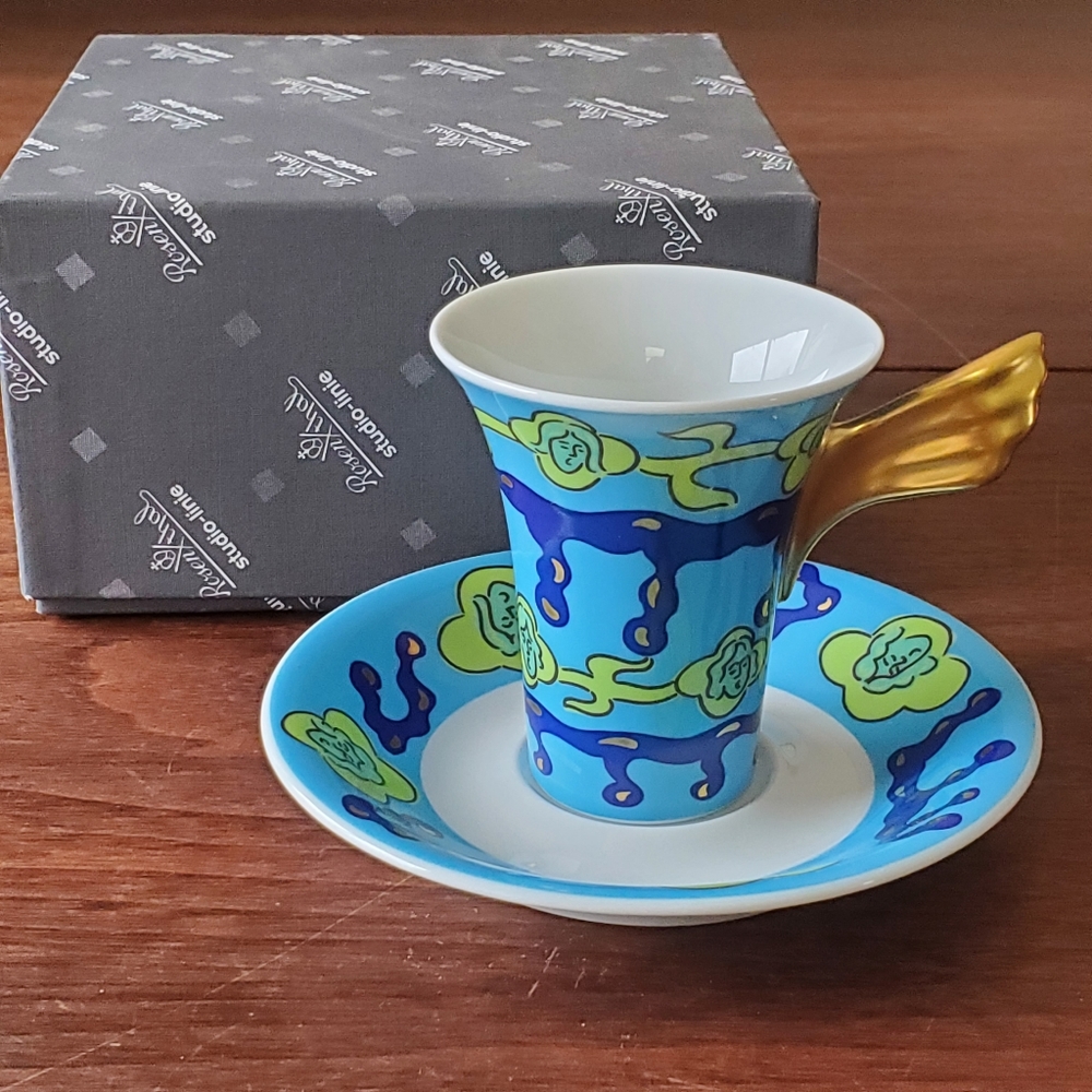 Rosenthal Mythos Künstler Espresso Jahrestasse 1999 Plumcake Lmt Ed 1074/3000